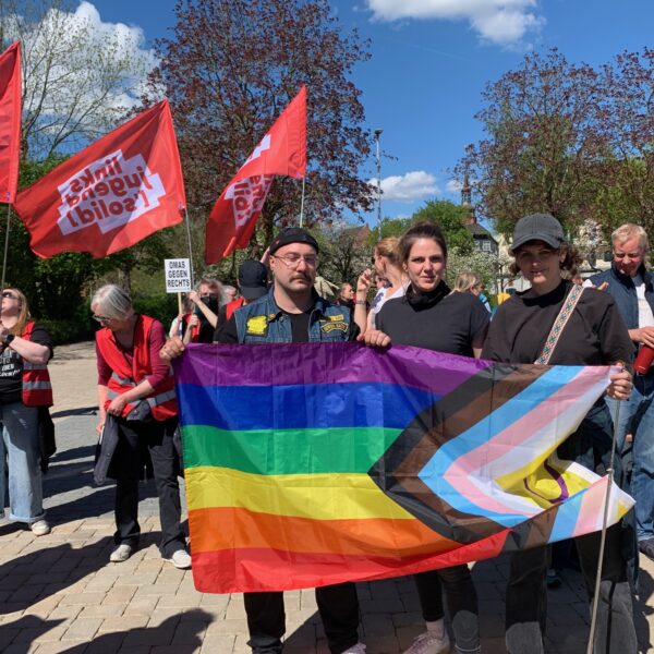 Die Linke steht fest f&uuml;r den Antifaschismus
